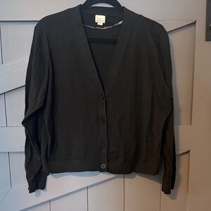 a new day Women's Classic Black Cardigan
